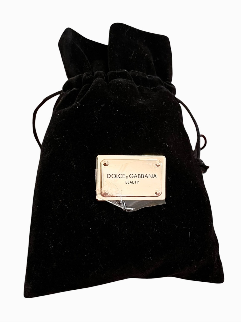 Dolce & Gabbana Velvet Drawstring Pouch With Samples NIB - Picture 2 of 2